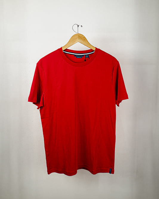 Playera Perry Ellis, roja lisa.